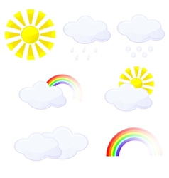 Weather vector image