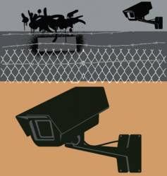Cctv camera vector image