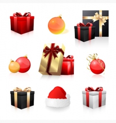 Holiday icons vector image