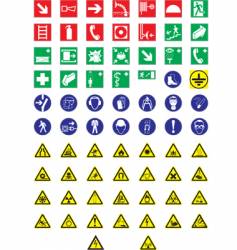 Information signs vector image