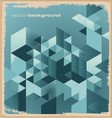 Abstract retro background vector image