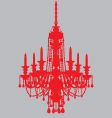 Chandelier vector image