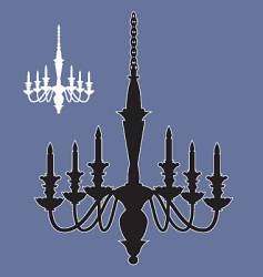 Chandelier vector image