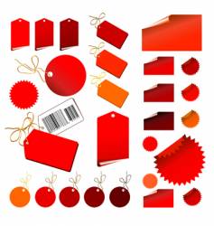 Tags vector image