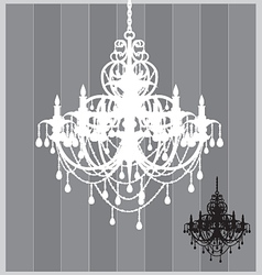 Chandelier vector image