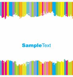 Colorful card vector image