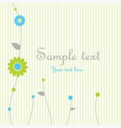 Greeting card vector image