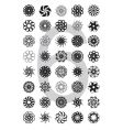 Typo design element series vector image