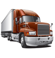 Large delivery truck vector image
