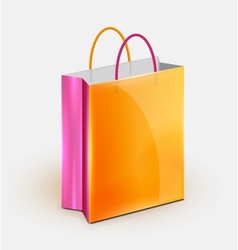 Shopping bag icon vector image