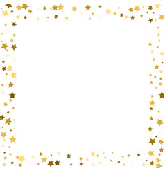 Frame or border of stars Royalty Free Vector Image