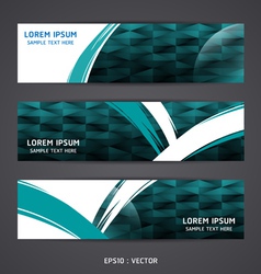 Collection banner design Horizontal vector image