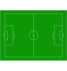 Football pitch vector image