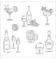 Drinks vector image