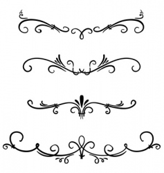 Decorative elements vector image