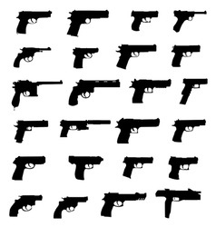 Pistols vector image
