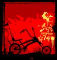 Chopper bike illustration vector image