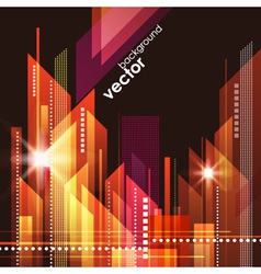 City landscape vector image
