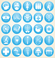 Medical icons collection vector image