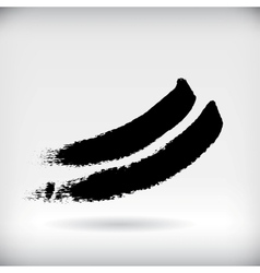 Strokes of a Paint Brush vector image