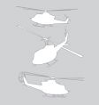 Choppers on grey vector image