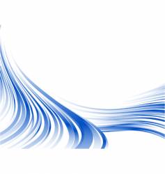 Abstract blue lines vector image