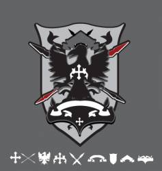 Coat of arms vector image