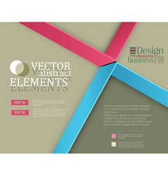 Modern banner Items for Web Business Design vector image