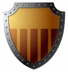 Shield vector image