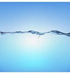 Water background vector image