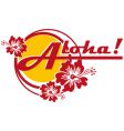 Aloha vector image
