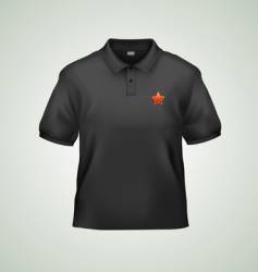 Polo shirt vector image