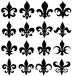 Fleur de lys design vector image