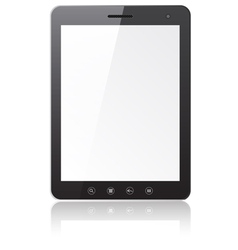 Tablet PC computer vector image