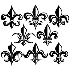 Fleur de lys vector image