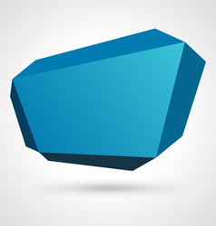 Angular speech bubble vector image