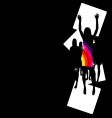 Dancing vector image