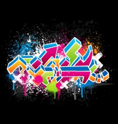 Graffiti design vector image
