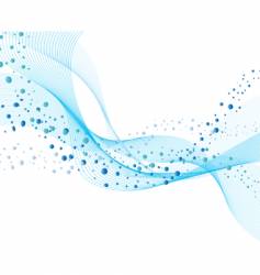 Water and bubbles vector image