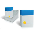 Two software product boxes vector image