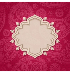 Indian frame vector image