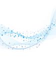 Water and bubbles vector image