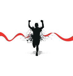 Runner backgrounds vector image