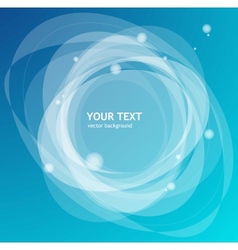 Abstraction blue background vector image