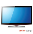 TV flat lcd screen realistic vector image