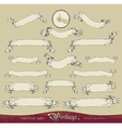 Vintage banners set vector image