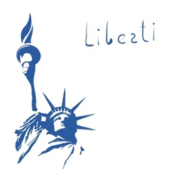 Statue of Liberty Sign vector image