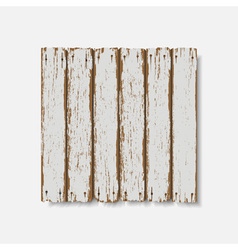 Old wooden fence vector image