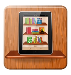 E-book Concept vector image