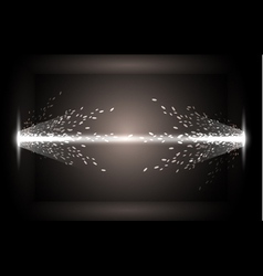 Abstract background - the energy flows vector image